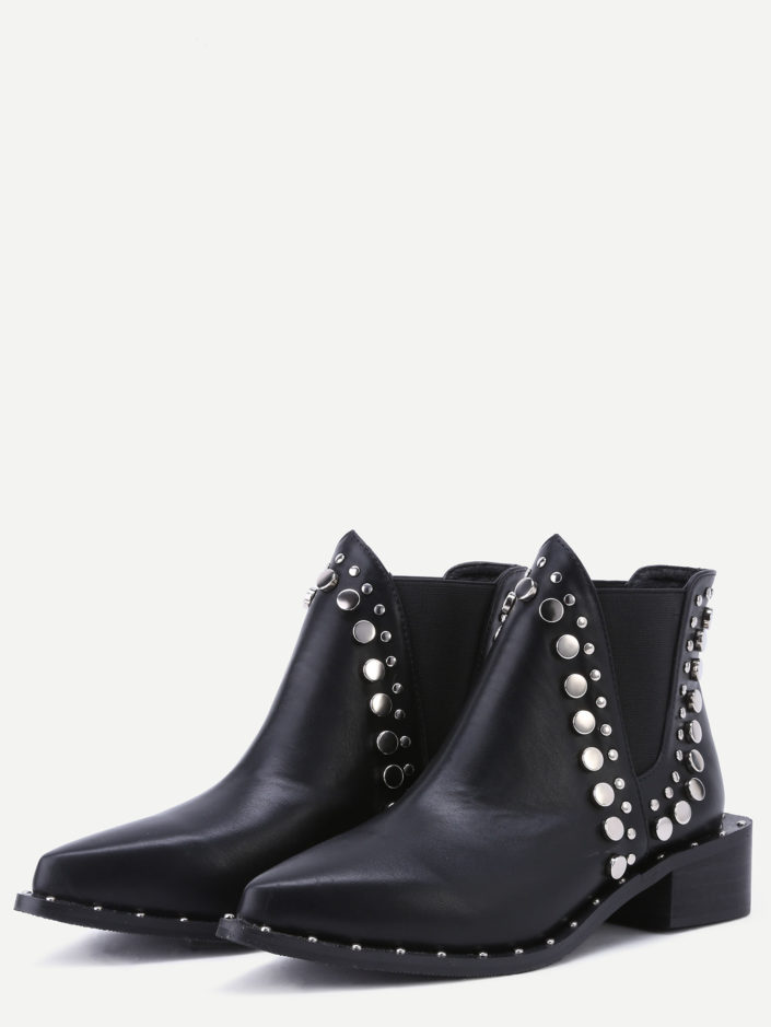 Studded boots Shein